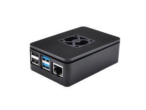 Raspberry Pi 2/3/4 generation shell box suitable for Raspberry Pi 2B 3B 3B + 4B protective cover can be installed fan