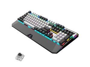 CUUWE RK956 Retro RGB Mechanical Keyboard 104 Keys Anti-Ghosting - PBT Multi-color keycaps - Customizable RGB Backlit - Programmable Macro Function RGB Mechanical switch CUUWE RK956 Retro RGB Mechanical Keyboard 104 Keys Anti-Ghosting - PBT Multi-color keycaps - Customizable RGB Backlit - Programmable Macro Function RGB Mechanical switch