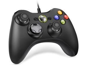 CUUWE Controller Replacement for Xbox 360 Controller, Wired Controller with Upgraded Joystick Compatible with Microsoft Xbox 360 & Slim/PC Windows 10/8/7 CUUWE Controller Replacement for Xbox 360 Controller, Wired Controller with Upgraded Joystick Compatible with Microsoft Xbox 360 & Slim/PC Windows 10/8/7