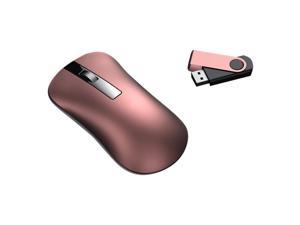 XM10 Wireless Bluetooth Aluminum Alloy Rechargeable Mute Gamer Mouse for Laptops