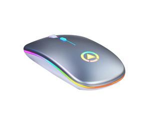 Rechargeable Wireless Silent Colorful LED Mice Optical Ergonomic Gaming Mouse