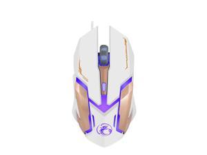 IMICE V6 Gamer Mouse 2400DPI Resolution Strong USB Wire ABS Black Wired Mouse for Computer