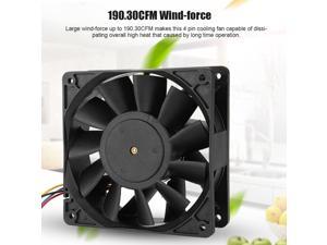 FFB1212EHE 12V 12038 3A 4000RPM Dual Ball Bearing Cooling Fan for PC Case CPU