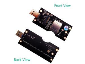 NGFF M.2 Key B to USB 3.0 Adapter Riser Card Converter for Desktop PC Laptop Black