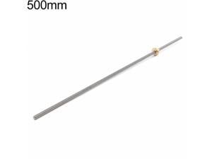 500mm 3D Printer T8 Stepper Trapezoidal Acme Thread Lead Screw Rod with Nut