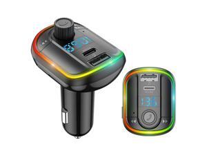 PD 18W Bluetooth 5.0 Car MP3 Player FM Transmitter Fast Charging Phone Charger PD 18W Bluetooth 5.0 Car MP3 Player FM Transmitter Fast Charging Phone Charger