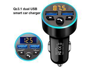 DC12V 24V Bluetooth MP3 Player QC3.1 Fast Charging Car Charger FM transmitter DC12V 24V Bluetooth MP3 Player QC3.1 Fast Charging Car Charger FM transmitter