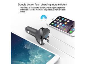 T20 FM Transmitter Dual USB Handsfree Black Memory Function 3.4A Charger MP3 Player for Car T20 FM Transmitter Dual USB Handsfree Black Memory Function 3.4A Charger MP3 Player for Car
