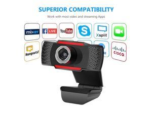 480/720/1080P USB 2.0 Adjustable Webcam Video Web Camera with Microphone for PC Computer