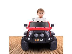 12V Kids Toys Ride on Car Electric Power with Parent Remote Control Red