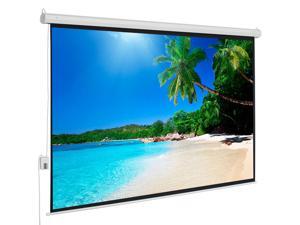 100" 4:3 Electric Motorized Projector Projection Screen Automatic Remote Control
