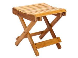 Hot Style Wooden Children Bench Stool Bamboo Seat Living Room Bathroom Wood NEW
