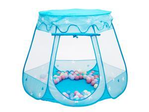 Pop Up Play House Kids Tent Children Indoor Outdoor Girl Princess Castle Blue Pop Up Play House Kids Tent Children Indoor Outdoor Girl Princess Castle Blue