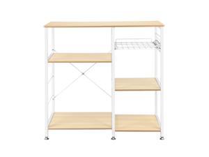 3 Layer Microwave Oven Cart Bakers Rack Kitchen Storage Shelves Organizer Stand