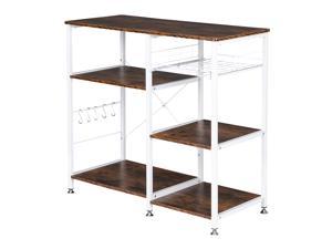 3 Layer Microwave Oven Cart Bakers Rack Kitchen Storage Shelves Organizer