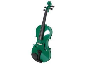 4/4 Size Practic Students Acoustic Violin Set Fiddle with Case Bow Rosin Green 4/4 Size Practic Students Acoustic Violin Set Fiddle with Case Bow Rosin Green