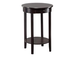 Wooden Modern Round End Side Accent Coffee Table Bedroom Living Room Reddish NEW Wooden Modern Round End Side Accent Coffee Table Bedroom Living Room Reddish NEW