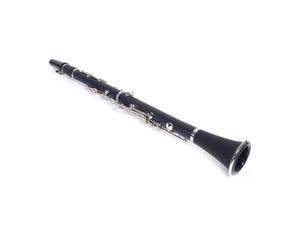 Profession?al School Band Bb Clarinet with Case + Care Kit for Beginner Black