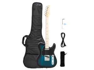 New Blue GTL Maple Fingerboard 39" 6 Strings Electric Guitar with Bag New Blue GTL Maple Fingerboard 39" 6 Strings Electric Guitar with Bag