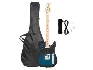 Glarry GTL Maple Fingerboard 39" Electric Guitar Gigbag Right Handed Dark Blue Glarry GTL Maple Fingerboard 39" Electric Guitar Gigbag Right Handed Dark Blue