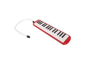 Glarry 32-Key Melodica with Mouthpiece & Hose & Bag Red Glarry 32-Key Melodica with Mouthpiece & Hose & Bag Red