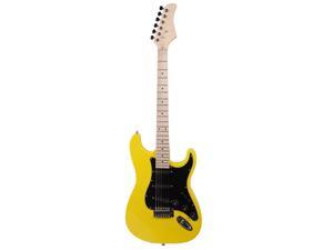 New Beginner Yellow Electric Guitar Kit with Amp & Accessories New Beginner Yellow Electric Guitar Kit with Amp & Accessories