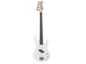 New Musicians Electric P Style Bass Guitar + Cord + Wrench Tool White New Musicians Electric P Style Bass Guitar + Cord + Wrench Tool White