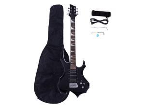 New Black Flame Type Beginner Practice Right-Handed Electric Guitar Set New Black Flame Type Beginner Practice Right-Handed Electric Guitar Set