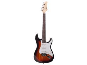 22 Frets Rosewood Fingerboard Sunset Practice Electric Guitar Set 22 Frets Rosewood Fingerboard Sunset Practice Electric Guitar Set