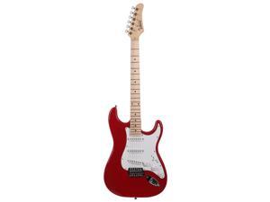 New Maple Red Electric Guitar + Bag + Shoulder Strap+ Cord +Pick US New Maple Red Electric Guitar + Bag + Shoulder Strap+ Cord +Pick US