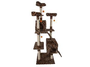 72" Cat Tree Condo Sisal Furniture Scratching Post Pet Cat Kitten House Toy 72" Cat Tree Condo Sisal Furniture Scratching Post Pet Cat Kitten House Toy
