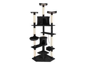 37.99"x27.95"x80" Cat Tree Condo Furniture Scratching Post Pet Cat Kitten House 37.99"x27.95"x80" Cat Tree Condo Furniture Scratching Post Pet Cat Kitten House