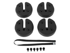 Weight Plates 4pcs Tent Shade Canopy Water Fillable Black Weight Plates 4pcs Tent Shade Canopy Water Fillable Black