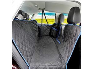 Pet Dog Car Seat Cover Mat for Cars, SUVs, and Small Trucks Black & Blue Pet Dog Car Seat Cover Mat for Cars, SUVs, and Small Trucks Black & Blue