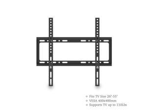Fixed Slim TV Wall Mount Bracket For 26"-55" Inch Flat Screen LED LCD PLASMA