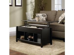 Lift Top Coffee Table w/ Hidden Compartment and Storage Shelves Modern Furniture