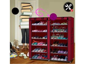 Portable Home Shoe Rack 6 Tier Shelf Storage Closet Holder Adjustable Cabinet