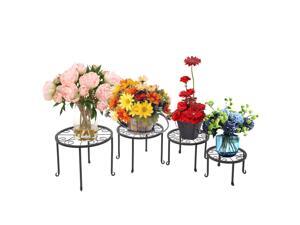 4pcs Metal Outdoor Indoor Pot Plant Stand Garden Decor Flower Garden Rack Stand 4pcs Metal Outdoor Indoor Pot Plant Stand Garden Decor Flower Garden Rack Stand