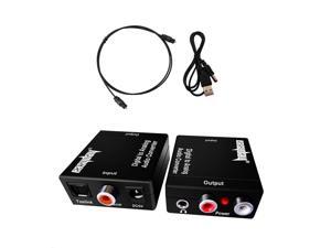 EDTREE 192KHz Digital to Analog Audio Converter DAC Digital SPDIF Optical Toslink to Analog RCA 3.5mm Converter Adapter for PS3 HD DVD PS4 Amp Apple TV Home Cinema EDTREE 192KHz Digital to Analog Audio Converter DAC Digital SPDIF Optical Toslink to Analog RCA 3.5mm Converter Adapter for PS3 HD DVD PS4 Amp Apple TV Home Cinema