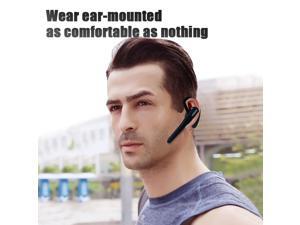 Wireless Headphones, Bluetooth 5.0 Wireless Earbuds, IPX6 Waterproof Wireless Bluetooth Headset, Single Headset Handsfree Mic Earphone, Sport Earbuds for Driver, Black Wireless Headphones, Bluetooth 5.0 Wireless Earbuds, IPX6 Waterproof Wireless Bluetooth Headset, Single Headset Handsfree Mic Earphone, Sport Earbuds for Driver, Black