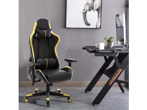 Gaming Chair, UHOMEPRO PU Leather High Back Computer Chair Office Chair, Home Desk Chair, PC Racing Chair, Executive Ergonomic Adjustable Task Chair with Headrest and Lumbar Support Gaming Chair, UHOMEPRO PU Leather High Back Computer Chair Office Chair, Home Desk Chair, PC Racing Chair, Executive Ergonomic Adjustable Task Chair with Headrest and Lumbar Support