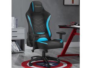 UHOMEPRO Gaming Chair, Massage Ergonomic Massage Office Chair, Adjustable Swivel Leather Computer Chair High Back Desk Chair with Headrest and Lumbar Support, Great for Home Office, Blue UHOMEPRO Gaming Chair, Massage Ergonomic Massage Office Chair, Adjustable Swivel Leather Computer Chair High Back Desk Chair with Headrest and Lumbar Support, Great for Home Office, Blue