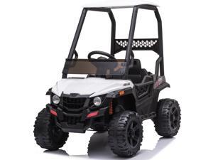 Electric Vehicle for Kids, 12V Ride on Car with Ceiling, Remote Control, LED Headlights, Foot Pedal, Power 4 Wheels Off Road UTV Truck Ride on Toy for Girls Boys Gifts Electric Vehicle for Kids, 12V Ride on Car with Ceiling, Remote Control, LED Headlights, Foot Pedal, Power 4 Wheels Off Road UTV Truck Ride on Toy for Girls Boys Gifts