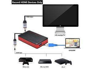 Y&H HDMI Game Capture Card USB3.0 1080P Game Recorder Support Live Streaming,HD Video Capture Card for PS3 PS4 Xbox One 360 Wii U and Nintendo Switch,Compatible with Windows Linux Os X System Y&H HDMI Game Capture Card USB3.0 1080P Game Recorder Support Live Streaming,HD Video Capture Card for PS3 PS4 Xbox One 360 Wii U and Nintendo Switch,Compatible with Windows Linux Os X System