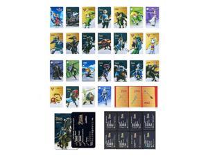 28 PCS Mini NFC Card Zelda Series Small Cards for The Legend of Zelda Breath of The Wild for NFC Amiibo Card fits For Nintendo Switch Oled 3DS Wii Skyward Sword Linkage Game Collection Cards