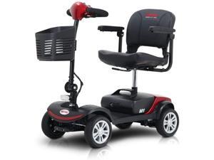 Metro Mobility Compact Mobility Scooters for Adults - 265 lbs Max Weight - 18 in Width Seat - Electric Powered - 4 Wheel - Red Metro Mobility Compact Mobility Scooters for Adults - 265 lbs Max Weight - 18 in Width Seat - Electric Powered - 4 Wheel - Red
