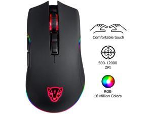 MOTOSPEED V70 USB Wired 12000DPI Gaming Mouse Mice Support Macro Programming, Adjustable RGB Backlit, 8 Adjustable DPI Mouse for PC, Laptop, Apple MacBook MOTOSPEED V70 USB Wired 12000DPI Gaming Mouse Mice Support Macro Programming, Adjustable RGB Backlit, 8 Adjustable DPI Mouse for PC, Laptop, Apple MacBook
