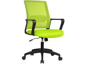 GTPLAYER Office Chair Ergonomic Desk Chair Mesh Computer Chair Mid Back Mesh Home Office Swivel Chair, Modern Executive Chair with Armrests Lumbar Support (Green) GTPLAYER Office Chair Ergonomic Desk Chair Mesh Computer Chair Mid Back Mesh Home Office Swivel Chair, Modern Executive Chair with Armrests Lumbar Support (Green)