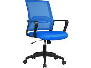 GTPLAYER Office Chair Ergonomic Desk Chair Mesh Computer Chair Mid Back Mesh Home Office Swivel Chair, Modern Executive Chair with Armrests Lumbar Support (Blue) GTPLAYER Office Chair Ergonomic Desk Chair Mesh Computer Chair Mid Back Mesh Home Office Swivel Chair, Modern Executive Chair with Armrests Lumbar Support (Blue)
