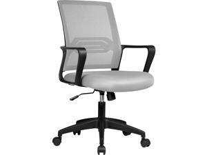 GTPLAYER Office Chair Ergonomic Desk Chair Mesh Computer Chair Mid Back Mesh Home Office Swivel Chair, Modern Executive Chair with Armrests Lumbar Support (Gray) GTPLAYER Office Chair Ergonomic Desk Chair Mesh Computer Chair Mid Back Mesh Home Office Swivel Chair, Modern Executive Chair with Armrests Lumbar Support (Gray)